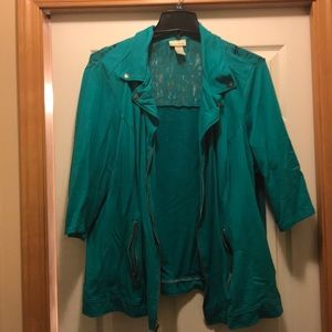 Teal jacket